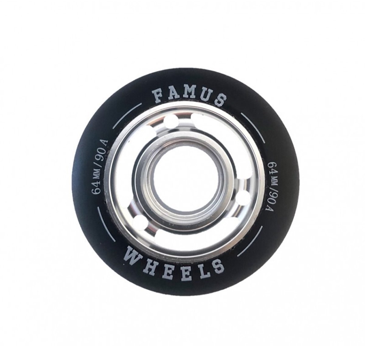 Inline-Skate wiel Famus Wheels Zilver