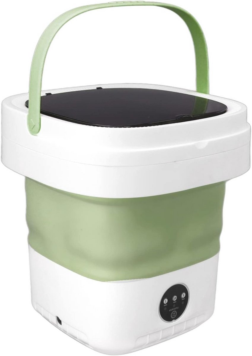 Opvouwbare Mini Wasmachine met Centrifuge voor Klein Wasgoed