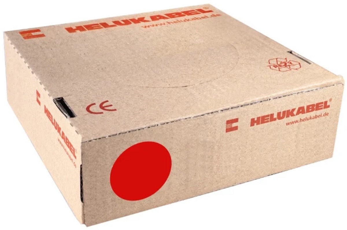 Montagedraad VDS 6mm² (H07Z-K) 90°C rood - per rol 100 meter (51799)