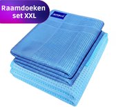 NIMBUS XXL Raamdoeken Set - 1x Wonderdoek 2-in-1 + 1x Droogdoek XXL Badkamer / Auto / Ramen - schoonmaakdoekjes