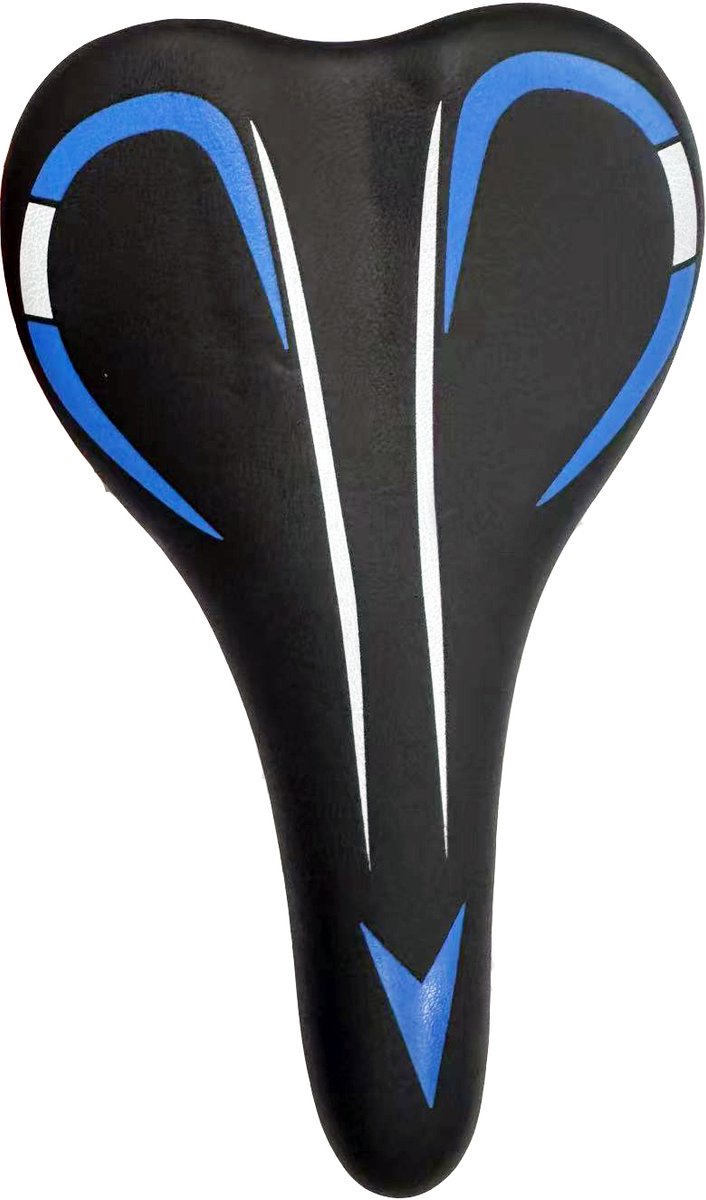 Fietszadel 26 & 24 Inch – Zwart - Blauw | Comfortabel & Duurzaam