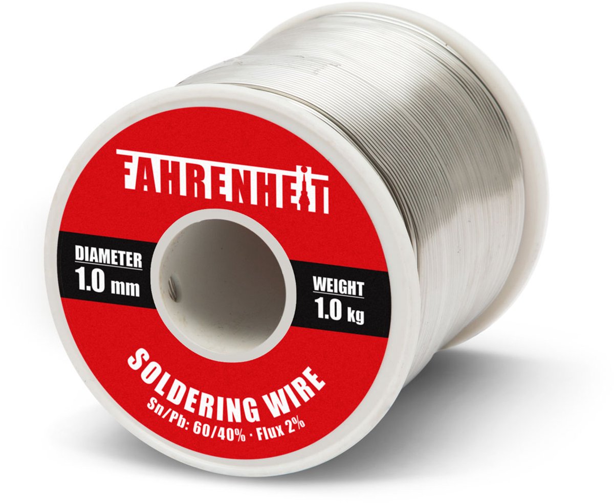 Professioneel Soldeertin op Rol soldeerdraad Sn60/Pb40 - 1,0 mm, 1 kg, 2% flux voor langdurig en betrouwbaar soldeerwerk in veeleisende toepassingen [55080]