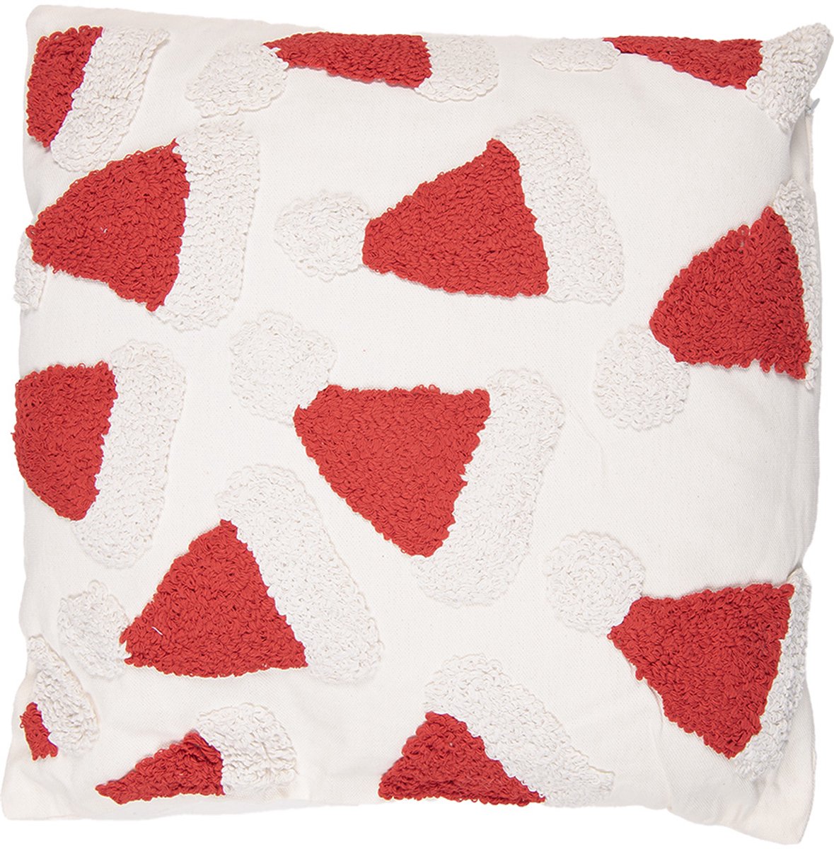 Clayre & Eef Sierkussen 45x45 cm Wit Synthetisch