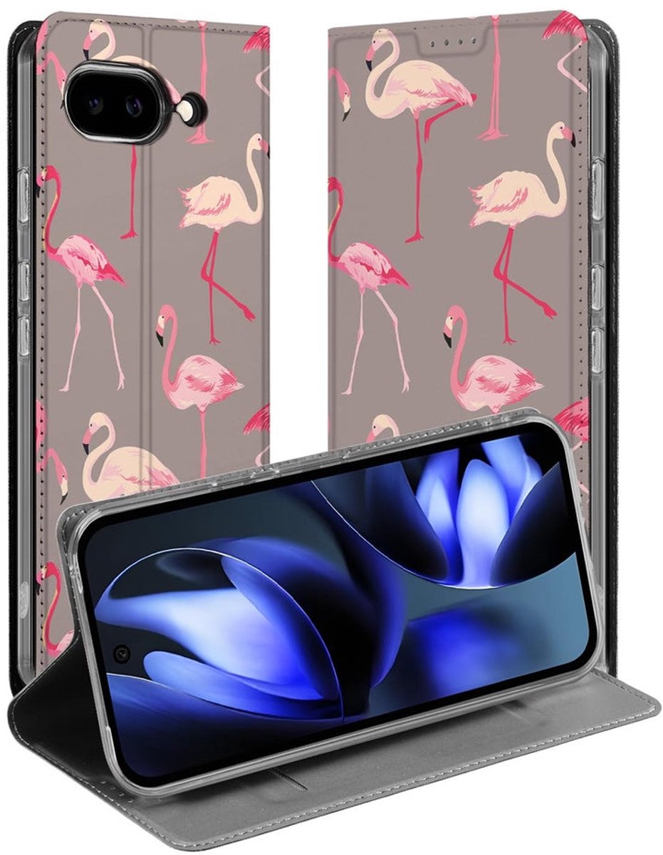 Google Pixel 9a Standcase Hoesje Flamingo