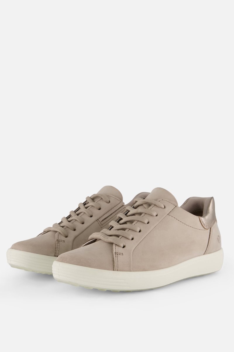 Ecco Soft 7 Easy Slip Sneakers beige Nubuck