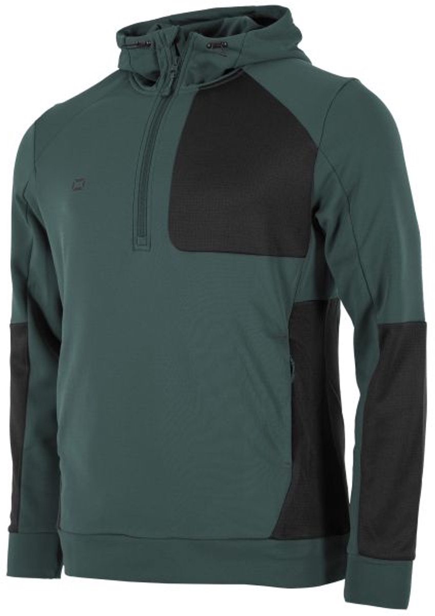 Stanno Plaza Brush Hooded Half Zip Top - Maat XL