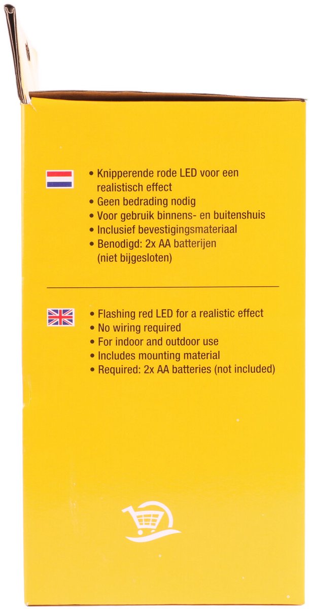 Benson Dummy Beveiligingscamera Wit - afbeelding 3