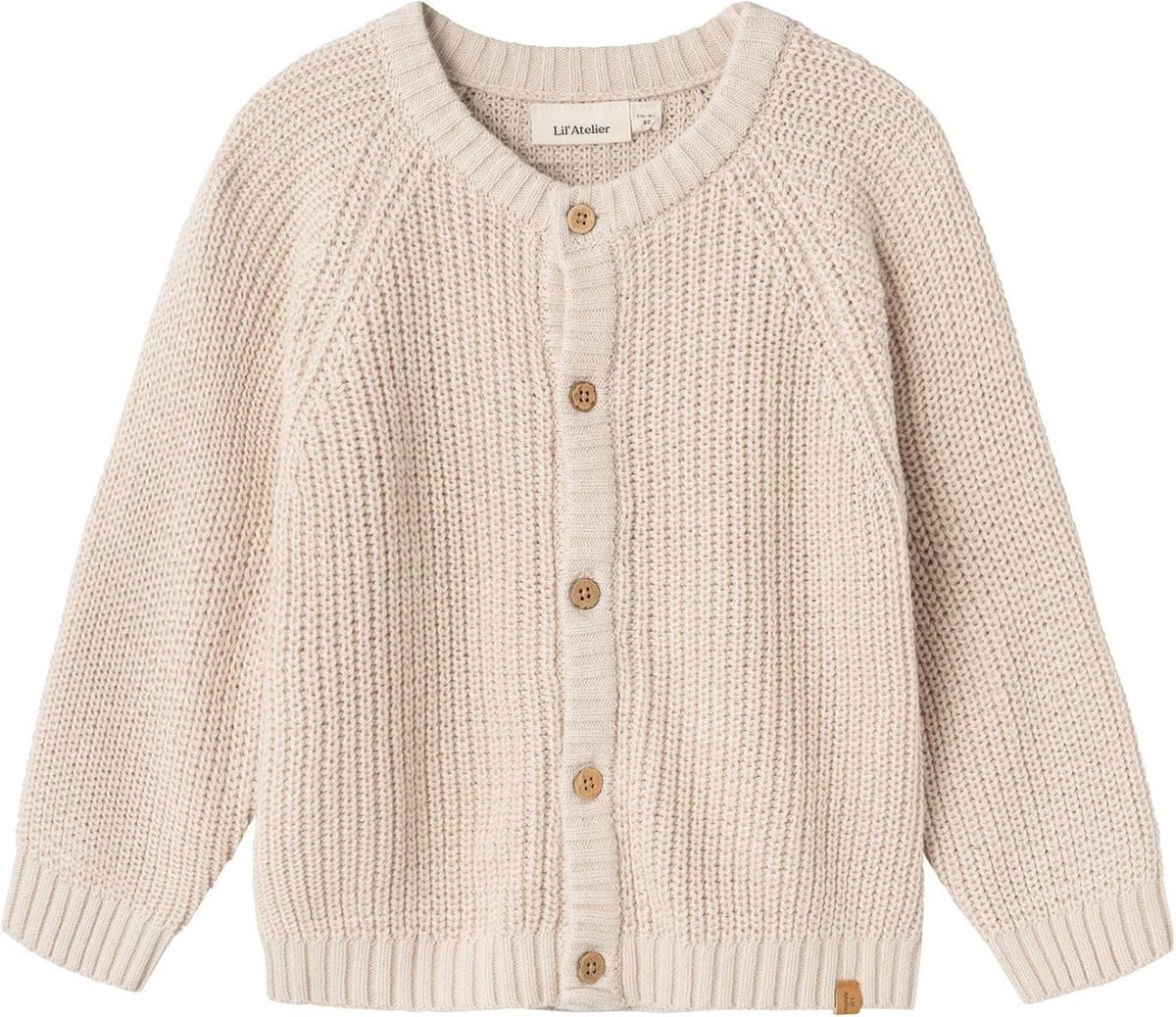 Unisex Gebreid Vest met Lange Mouwen in Sheer Bliss