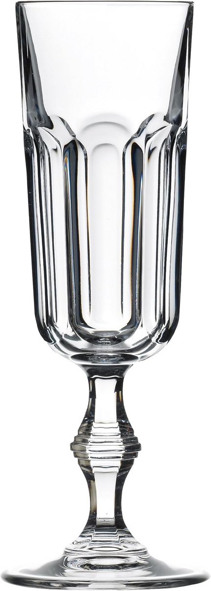 Set van 6 Kristallen Waterglazen - Transparant Glaswerk