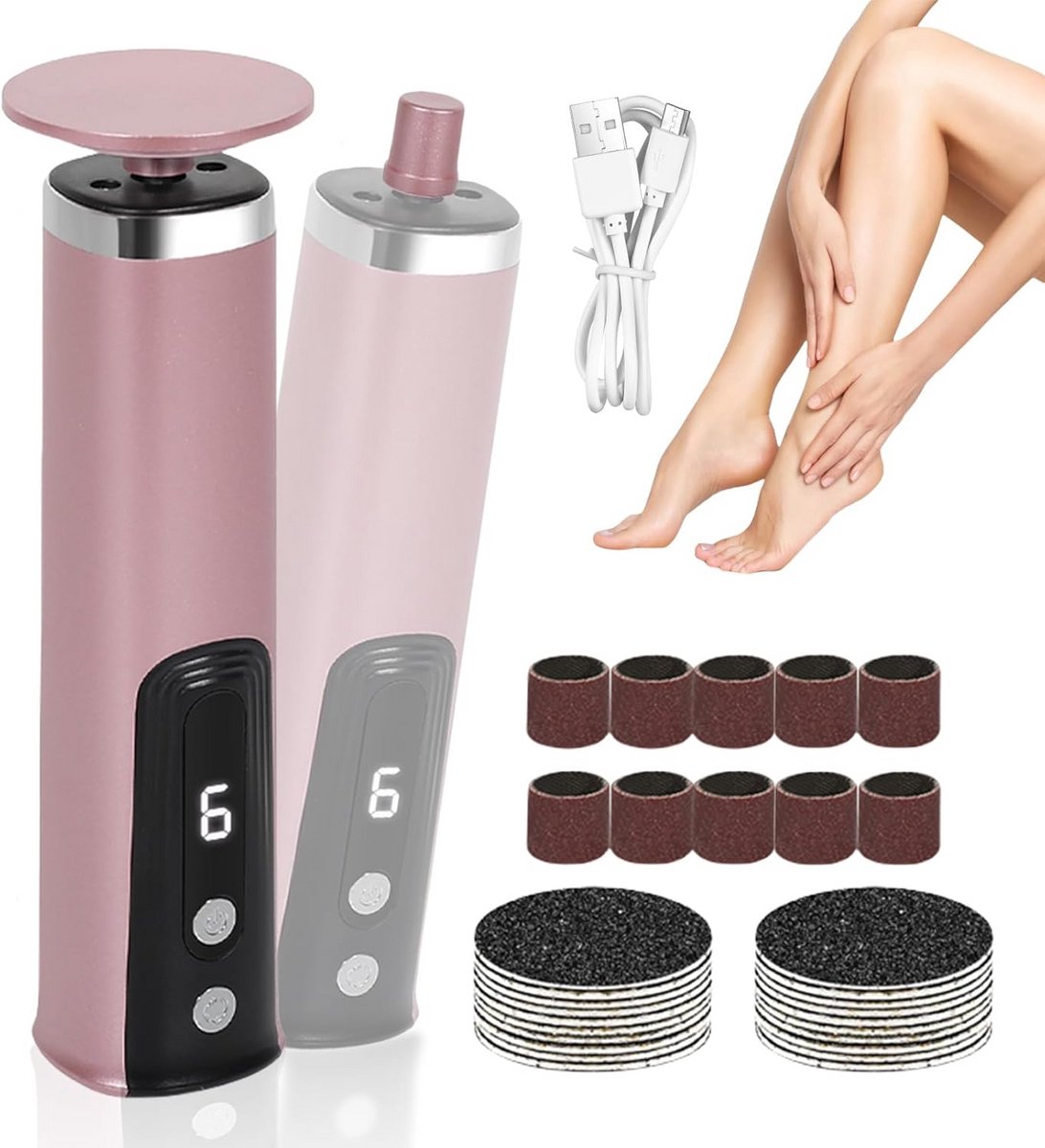 Elektrische Voetvijl voor Zachte Huid