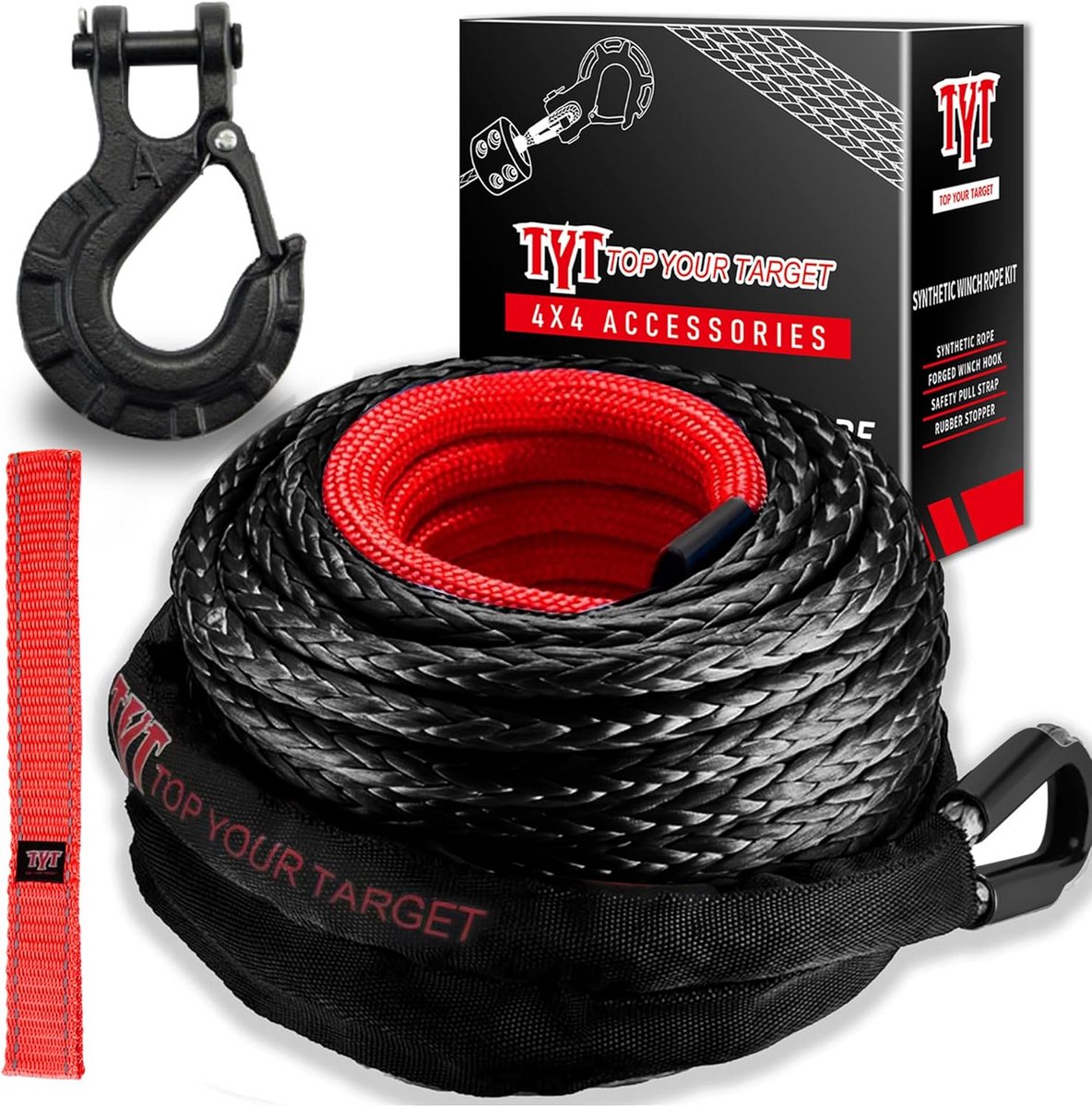 Synthetisch Trommel Touw 10mm x 27m voor Lieren tot 1134kg