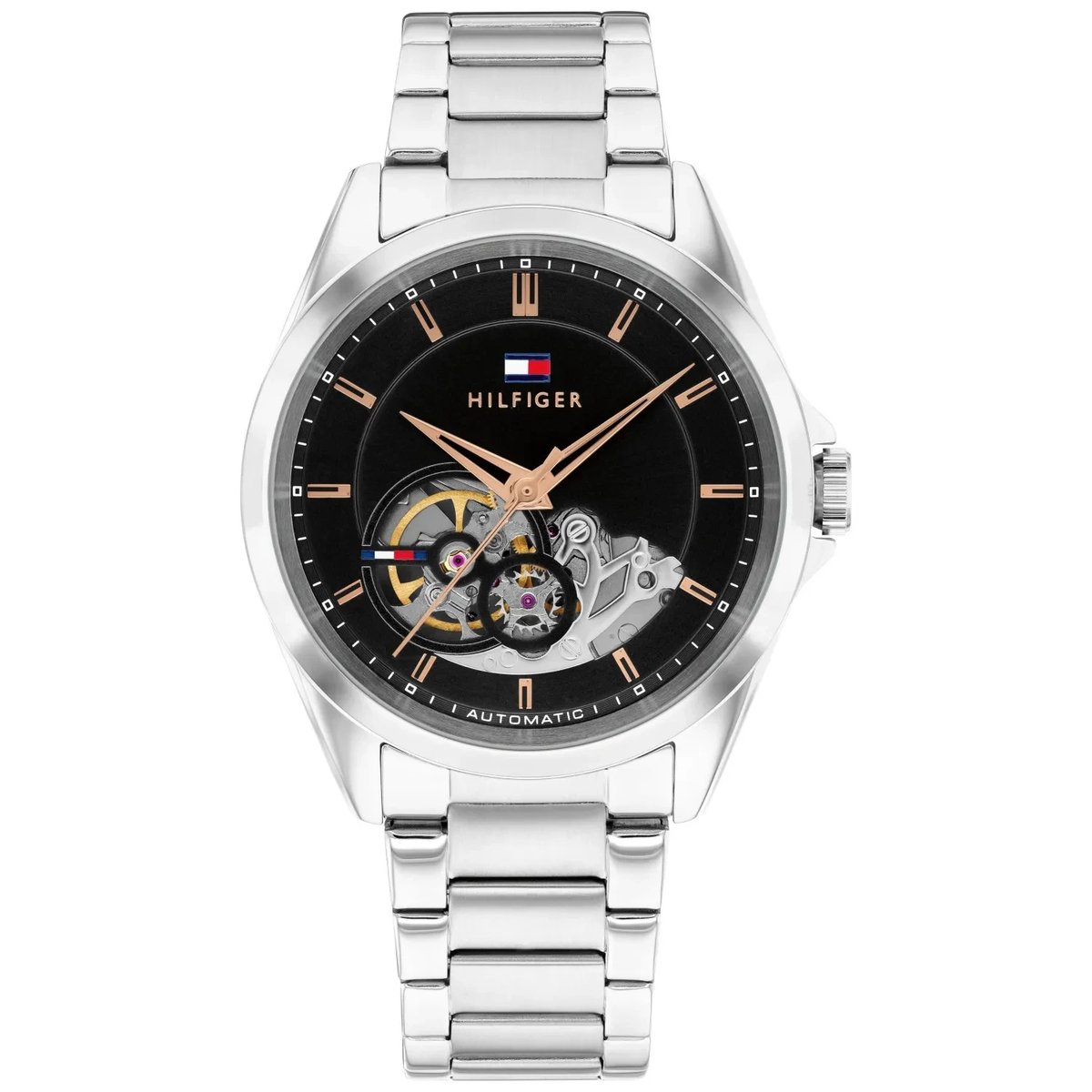 Tommy Hilfiger Baker 1710718 Horloge - Staal - Zilverkleurig - Ø 39 mm