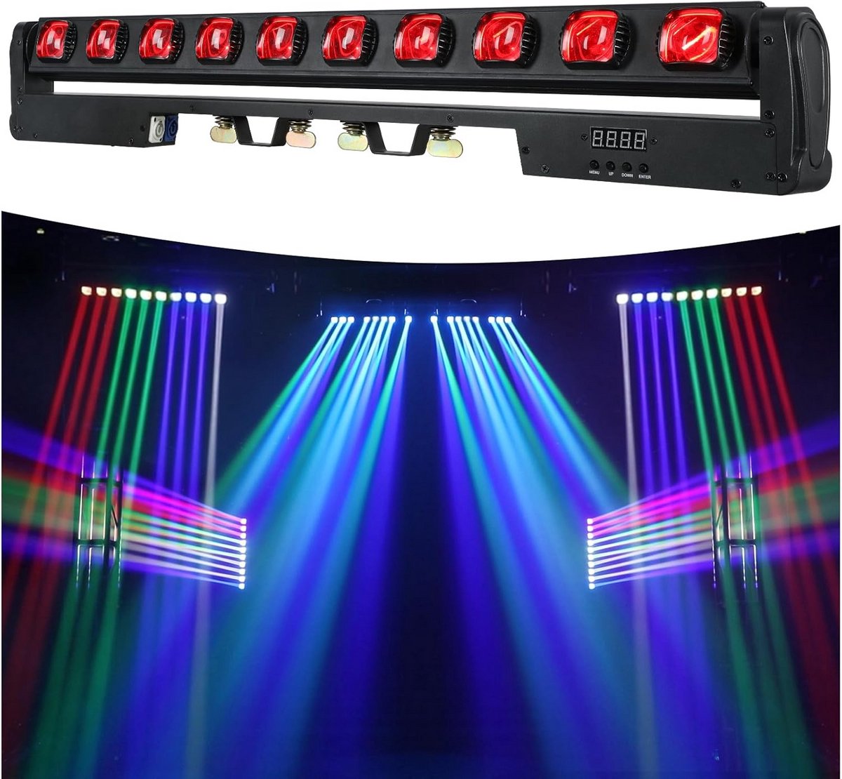 Krachtige RGBW Moving Head LED Bar voor Feestverlichting