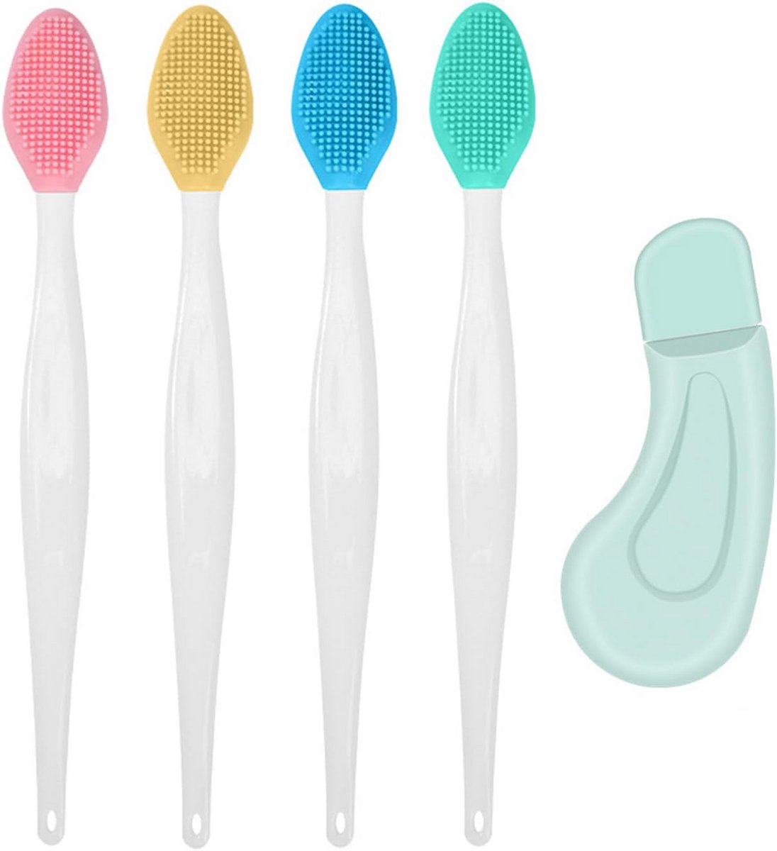 Dubbelzijdige Gezichtsreinigingsborstel en Blackhead Remover Set