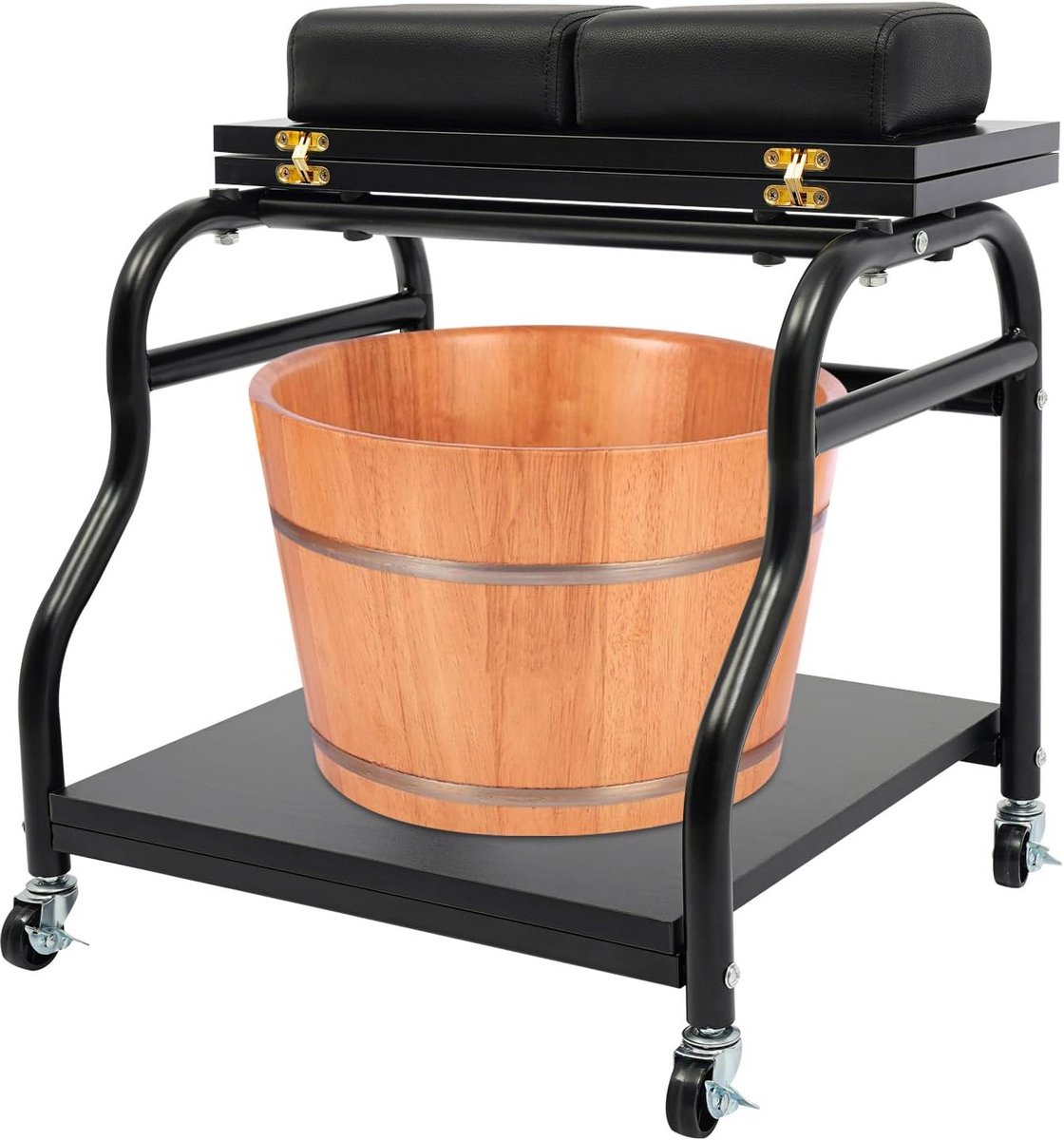 Mobiele Voetbad Trolley met Wielen voor Pedicure en Salon