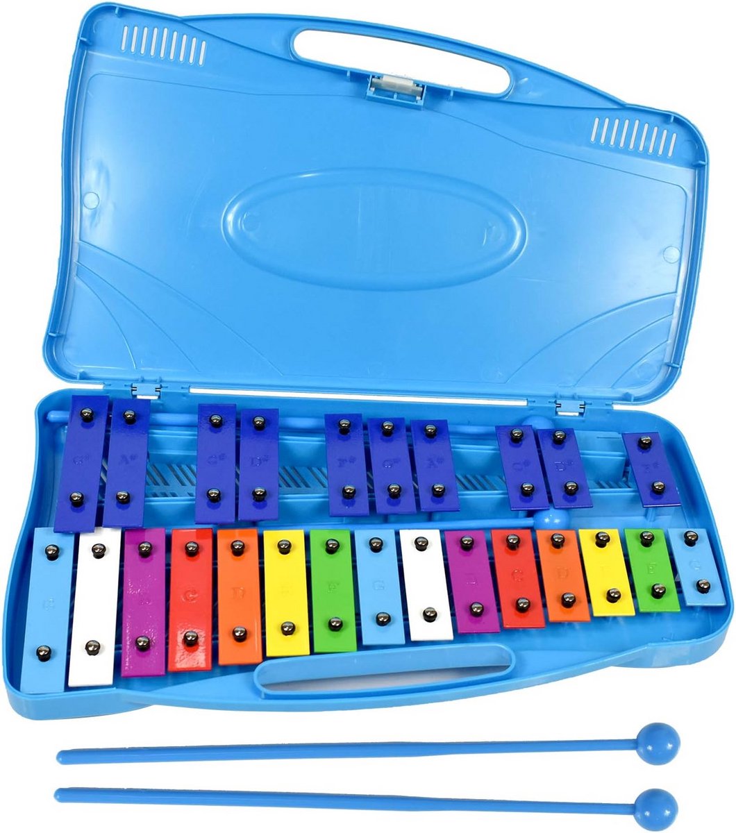 25-Noten Xylofoon Vibrafoon Percussie Instrument met Koffer
