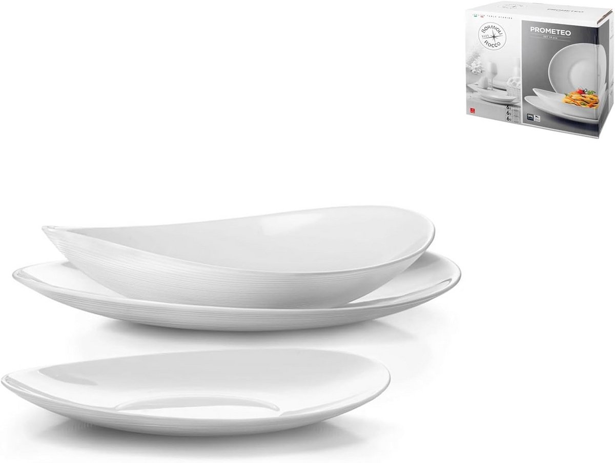 Servies Set 18Delig Opaalglas