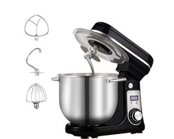 HHHK - Keukenvoedselmixer - Keukenmachine - Mixer met Kom - Mixer - 6L Mengkom - Mixer met Mengkom - 1200W -