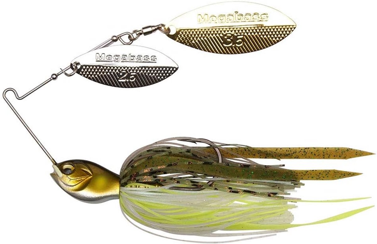 Krachtige Spinnerbait Vissen Kunstaas 10.5g Dubbele Willow Blad