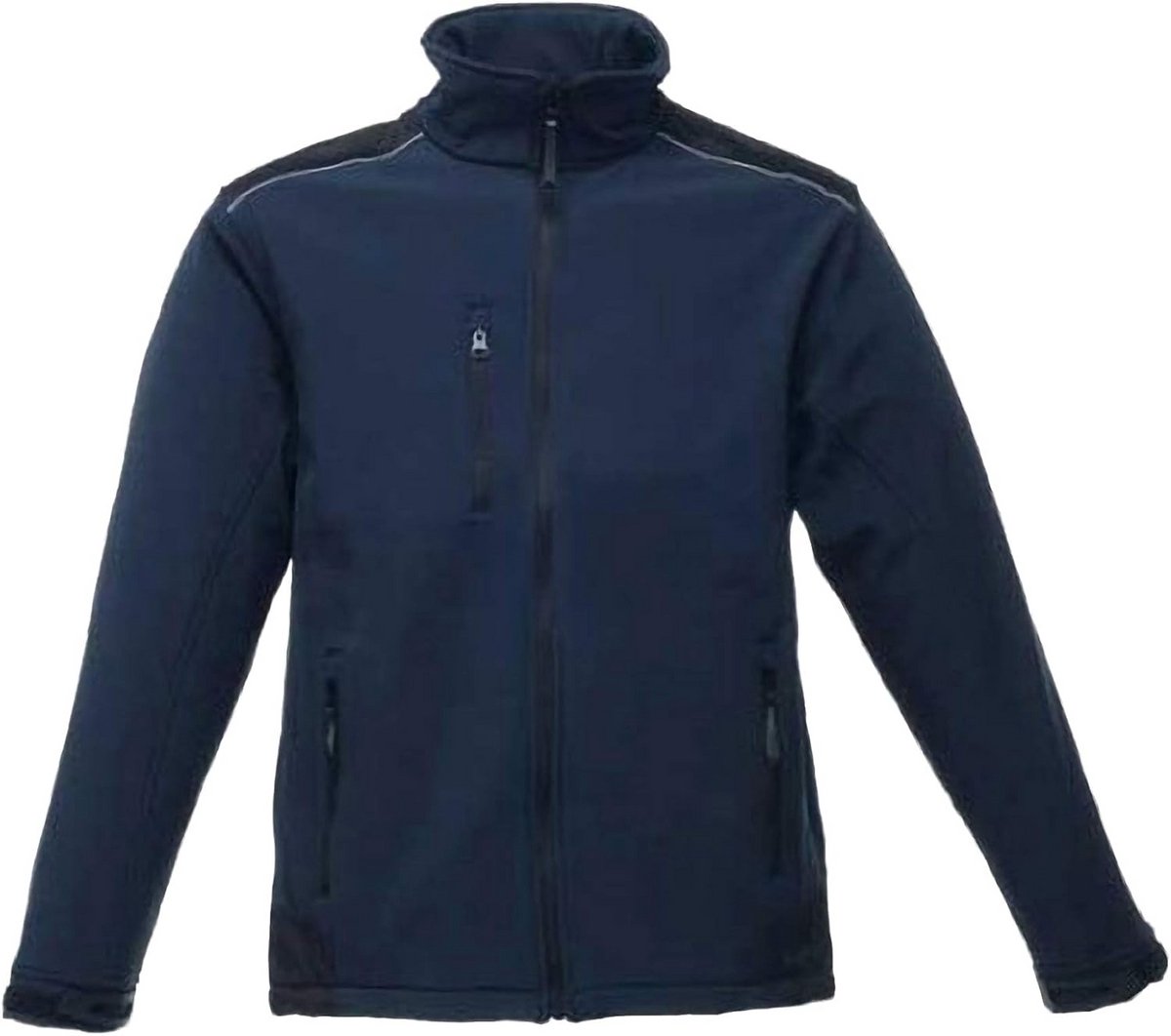 Waterafstotende Werkjas Softshell met Versterkte Zones Blauw