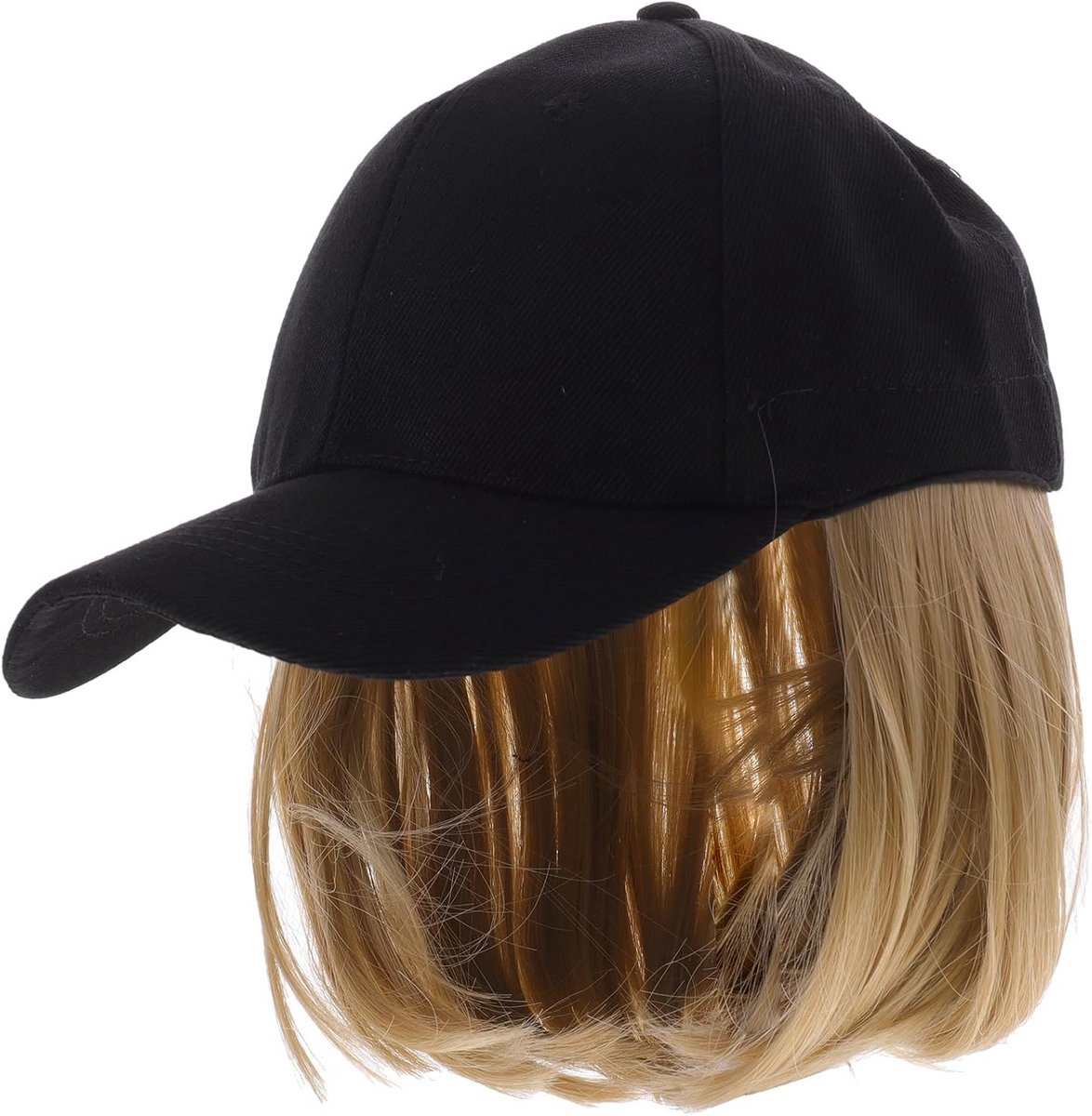 Dames Hoed met Haarverlenging Beanie en Honkbalpet Stijl