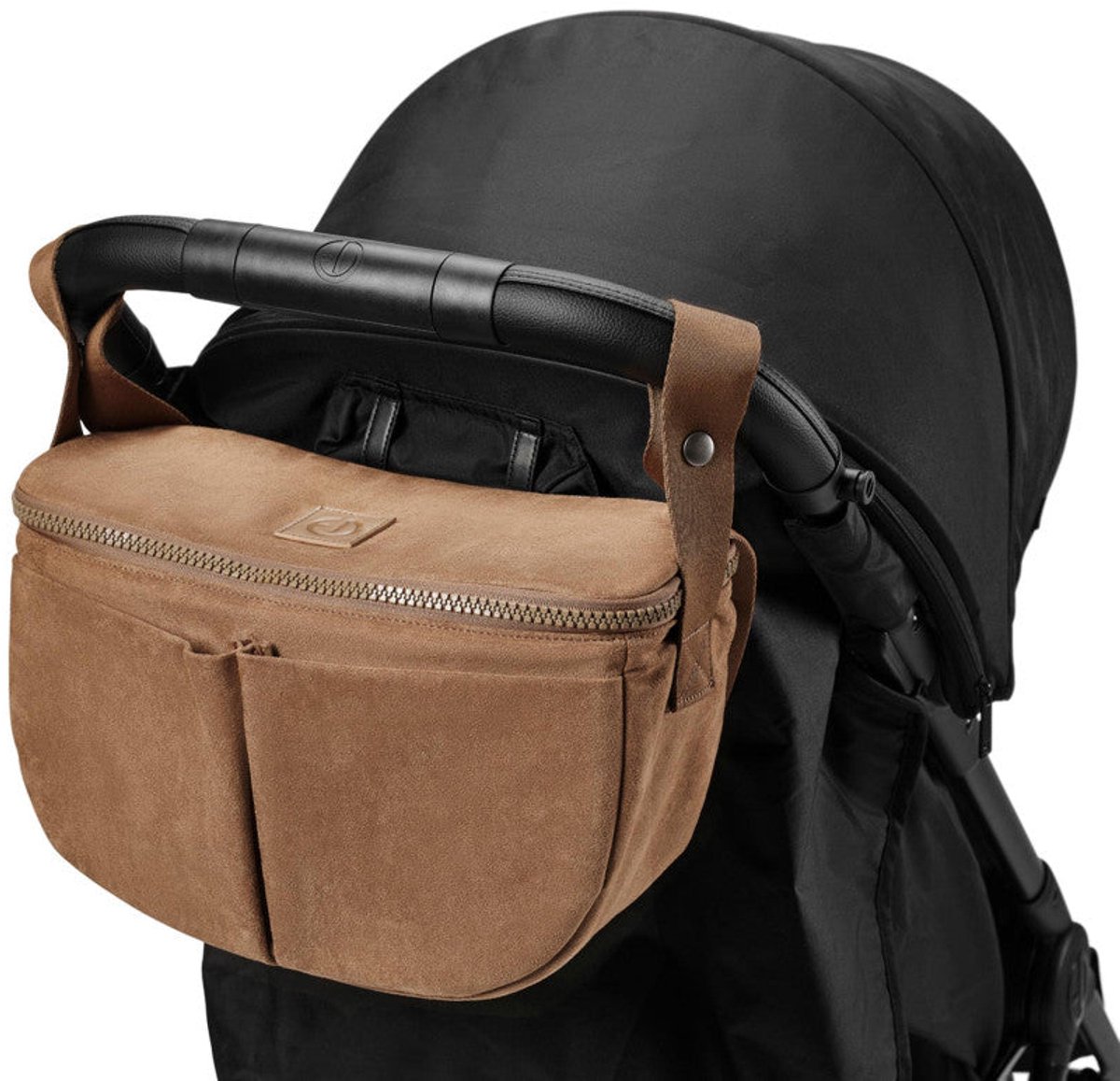 Elodie Organizer Half Moon - Organizer - Kinderwagen Organizer - Luiertas - Verzorgingstas - Buggy - Caramel Brown – foto 5