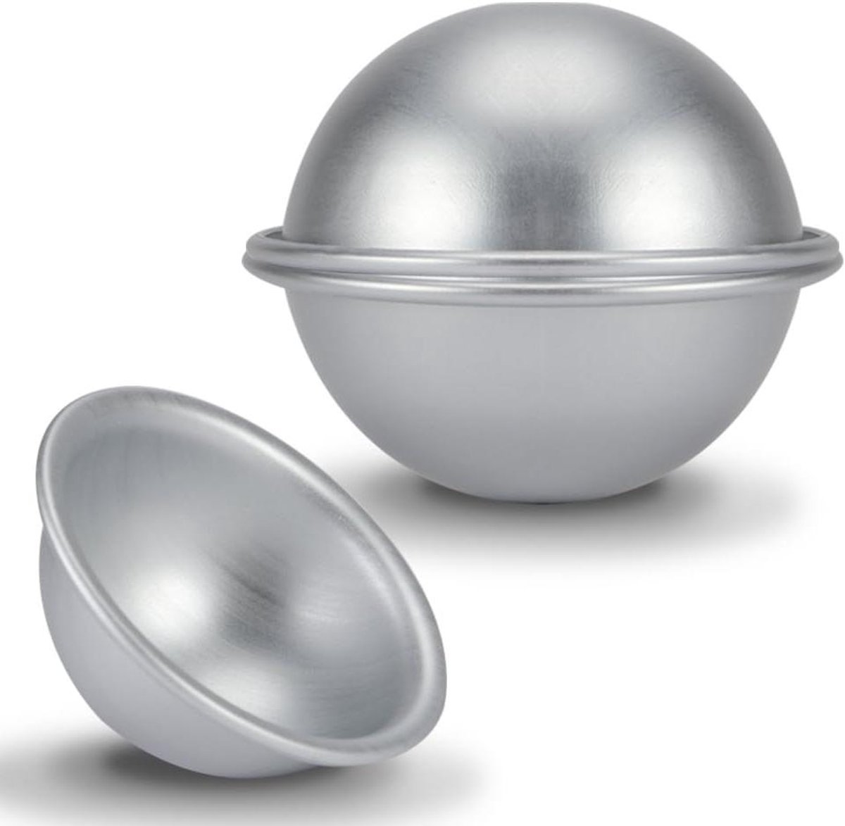 Halve Bol Aluminium Bakvorm 9 Cm - Taart en Dessert - Puddingvormschimmel