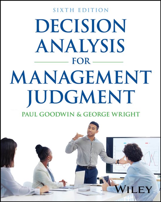 Decision Analysis for Management Judgment - cover