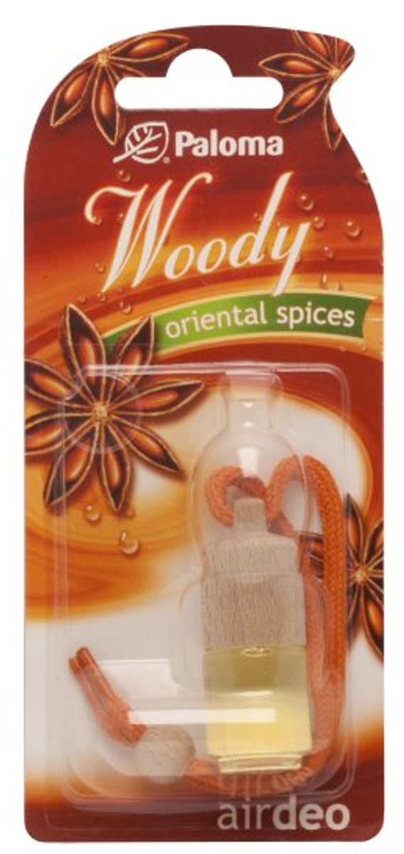 Auto Luchtverfrisser Parfum Woody Oriental Spice – 4 ml – Tot 1 Maand Geur – Auto & Interieur – 1 Stuk [P03693]