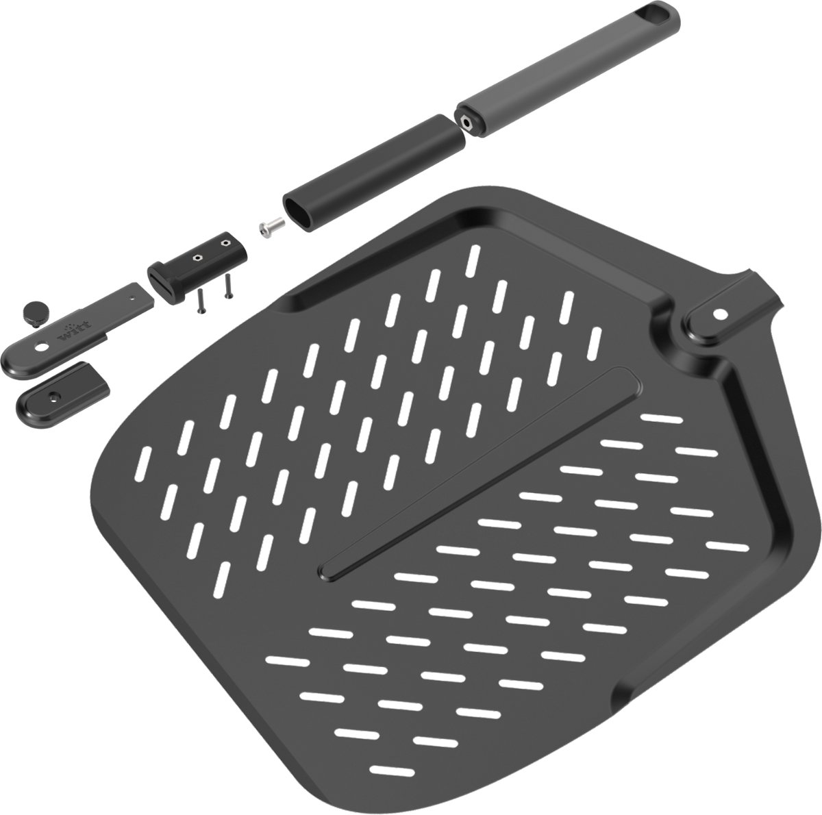 Witt Soft Grip pelle à pizza perforée - 14 inch - Noir
