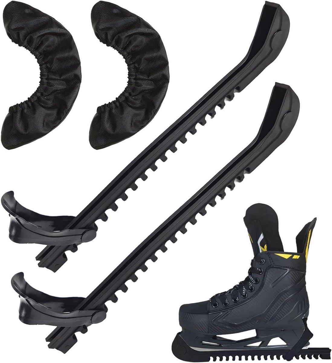 Schaatsbescherming – 2 stuks – Verstelbaar – Elastische schaatssokken – IJshockey – Accessoires Schaatsbescherming – 2 stuks – Verstelbaar – Elastische schaatssokken – IJshockey – Accessoires