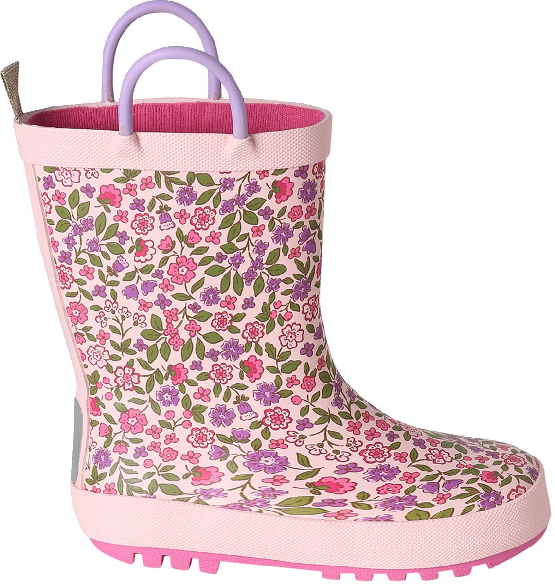 Vertbaudet Rubberen regenlaarzen met print voor kinderen kleutercollectie Roze