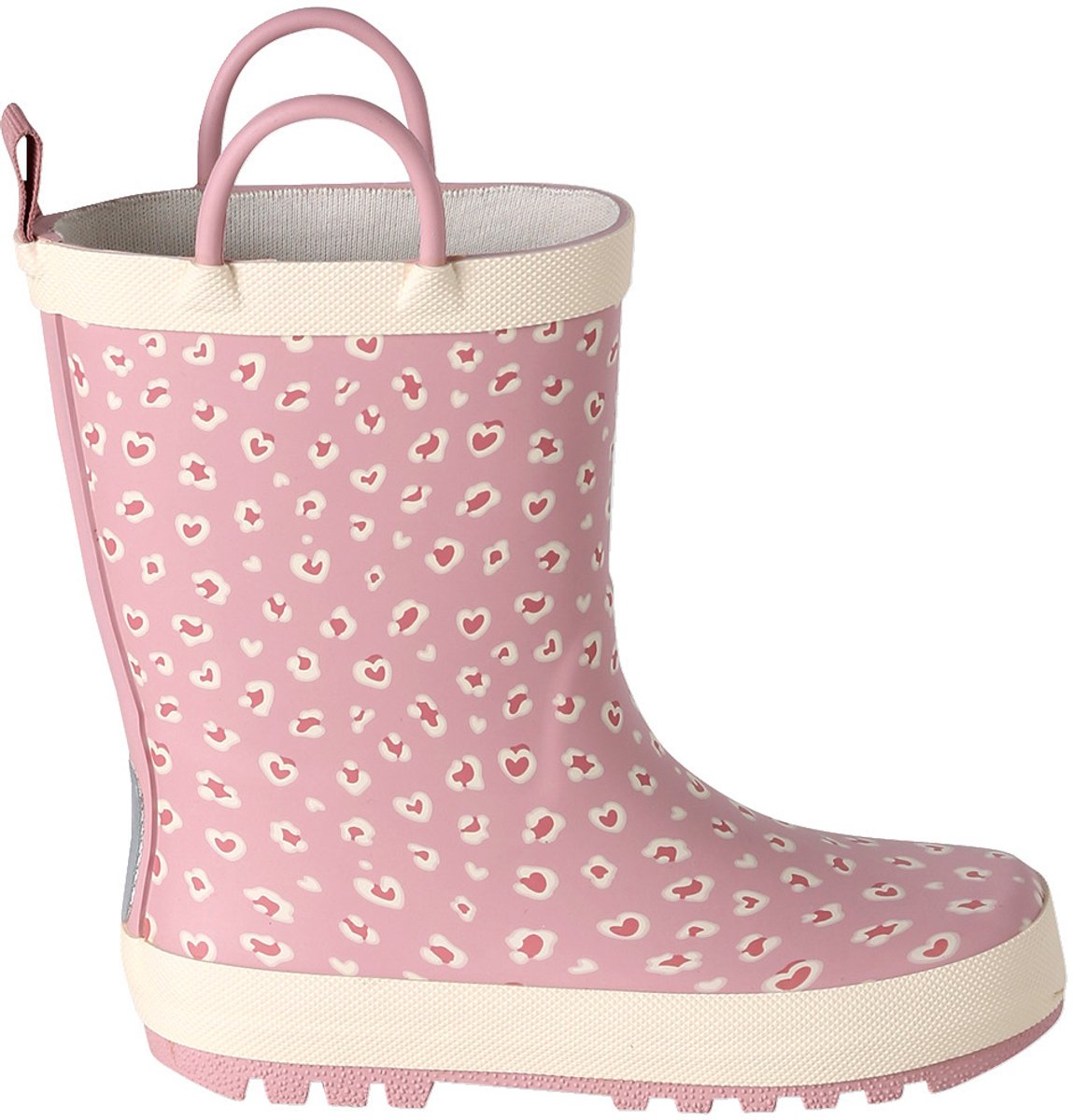 Vertbaudet Rubberen regenlaarzen met print voor kinderen Roze