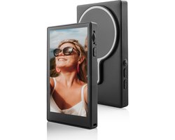MOJOGEAR VS4 Touchscreen Selfie Vlog Monitor – Geschikt voor magnetische Smartphones en hoesjes – Filmen in 4K zonder vertraging – Ingebouwde speaker – Inclusief Bluetooth remote – Zwart