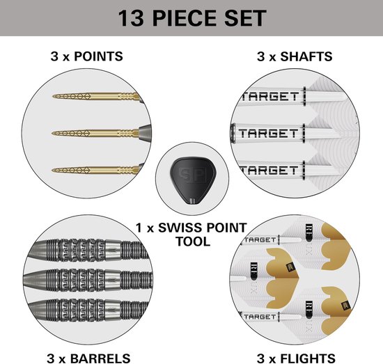 Target Redux 02 Swiss Point 90% - Dartpijlen 22 Gram van Target — afbeelding 4