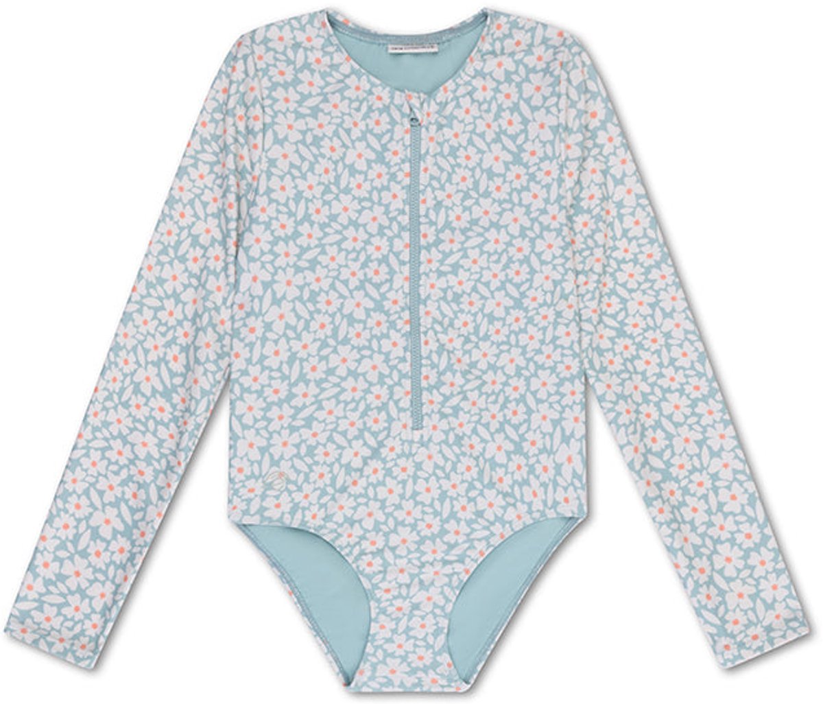 Swim Essentials UV Badpak Meisjes Met Lange Mouwen - Groen - Florish — afbeelding 2