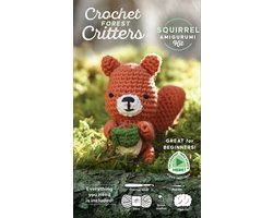 Forest Animals Crochet Amigurumi Kits3- Crochet Forest Critters Amigurumi Kit Squirrel