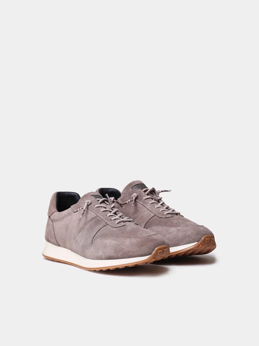 Suède herensneakers met elastische veters | DORIAN