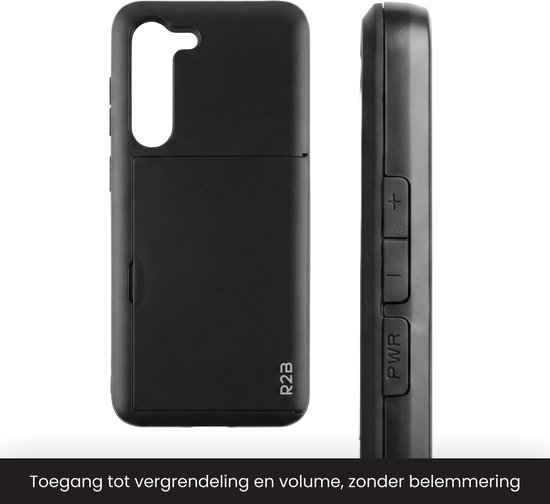 Étui R2B pour Samsung Galaxy A16 avec porte-cartes - 3 cartes - Protection d'écran - Housses de téléphone - Étui pour téléphone portable compatible avec Samsung Galaxy A16 - Modèle Utrecht