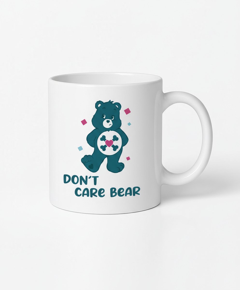 Don't Care Bear Mok - Originele Koffiemok Cadeau