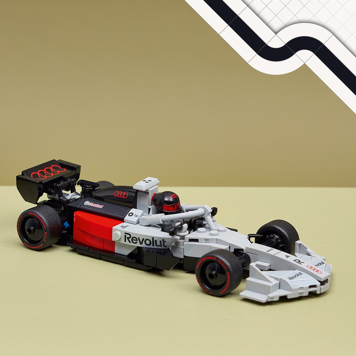 LEGO® Speed Champions Audi Revolut F1® Team R26 Racewagen - 77259 – foto 7