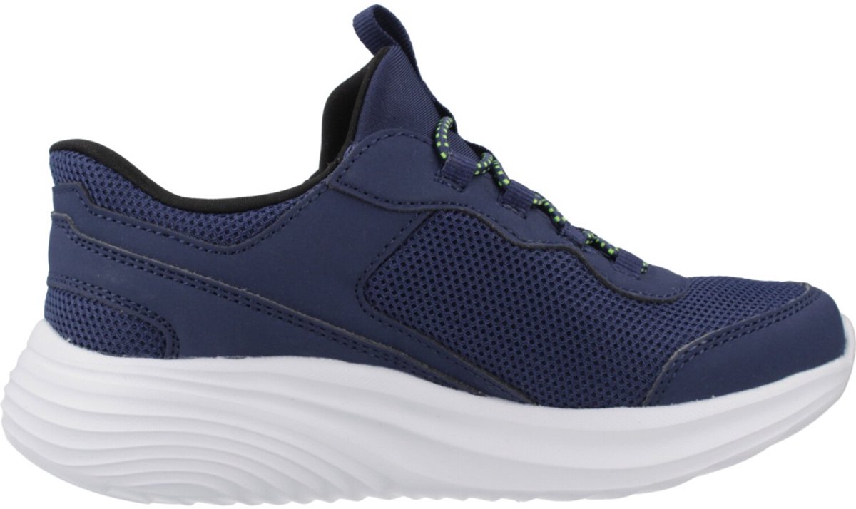 Skechers Bounder Pro Navy Synthetic / Textile / Lime Trim