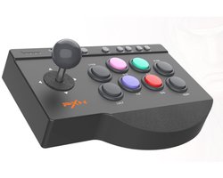 PXN 0082 – Arcade Stick – Fighting Game Joystick – USB – PC & Console – Zwart