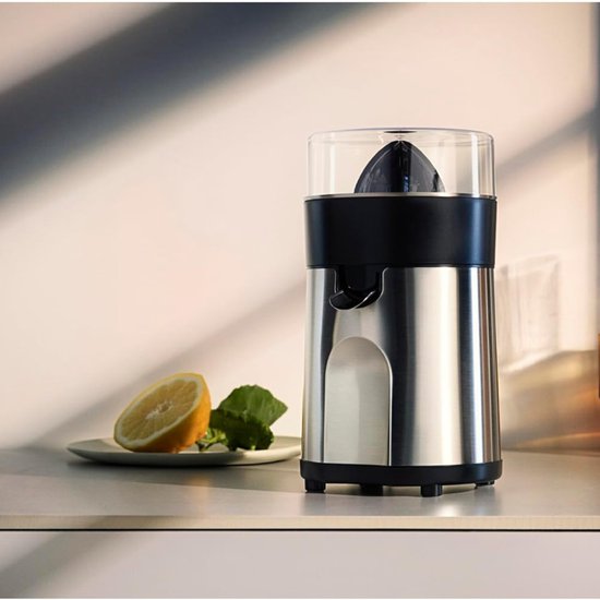 Aura® Citruspers electrisch - Citruspers - Sinaasappelpers - Zilver - ‎15cm x 16cm x 26cm van Merkloos — afbeelding 4