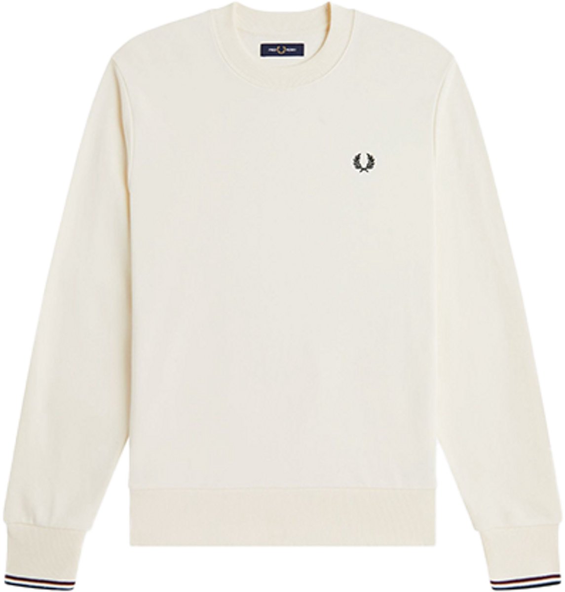 Fred Perry Crew Neck Sweatshirt Creme