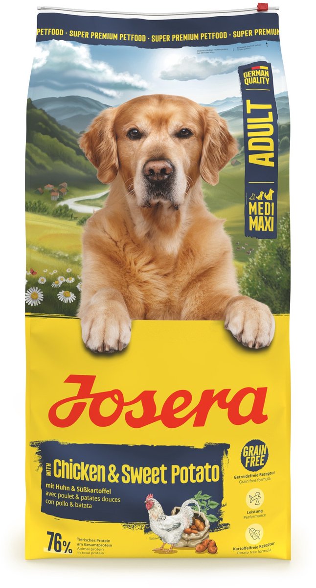 Josera chicken / sweet potato - hondenvoer - medium maxi adult - 12,5 kg
