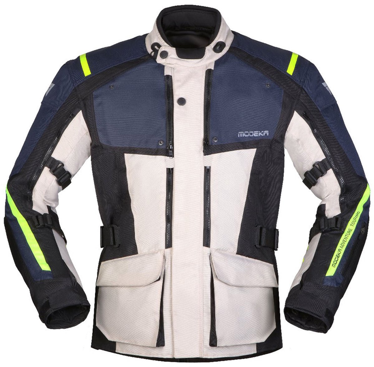 Modeka Varus Jas Lichtgrijs Blauw - Jas