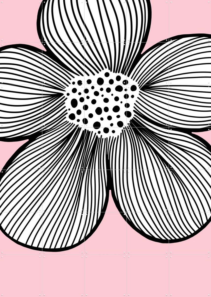 IXXI Blossom Pink, BAINAI - 100 x 140 cm - Gratis ophangtool - Grote wanddecoratie en posters Babykamer, Kinderkamer, Kinderen