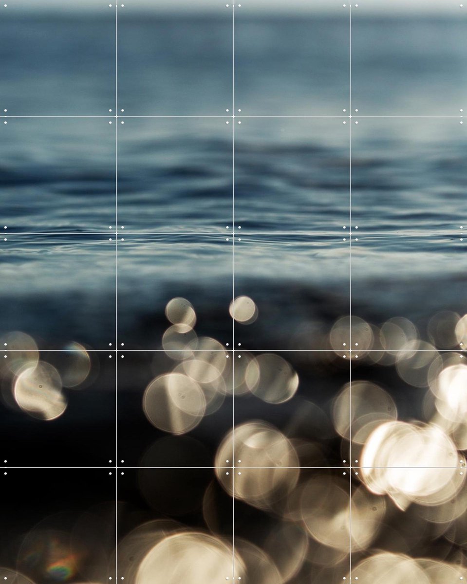 IXXI The Sea 7, Mareike Böhmer - 80 x 100 cm - Gratis ophangtool - Grote wanddecoratie en posters - Fotografie, Abstract, Slaapkamer, Woonkamer