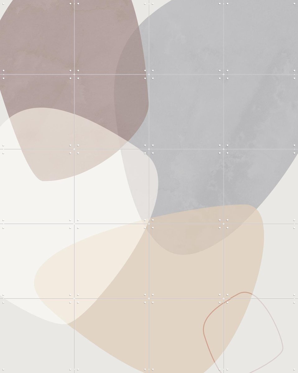 IXXI Graphic 192, Mareike Böhmer - 80 x 100 cm - Gratis ophangtool - Grote wanddecoratie en posters - Abstract, Minimalisme, Geometrische Kunst